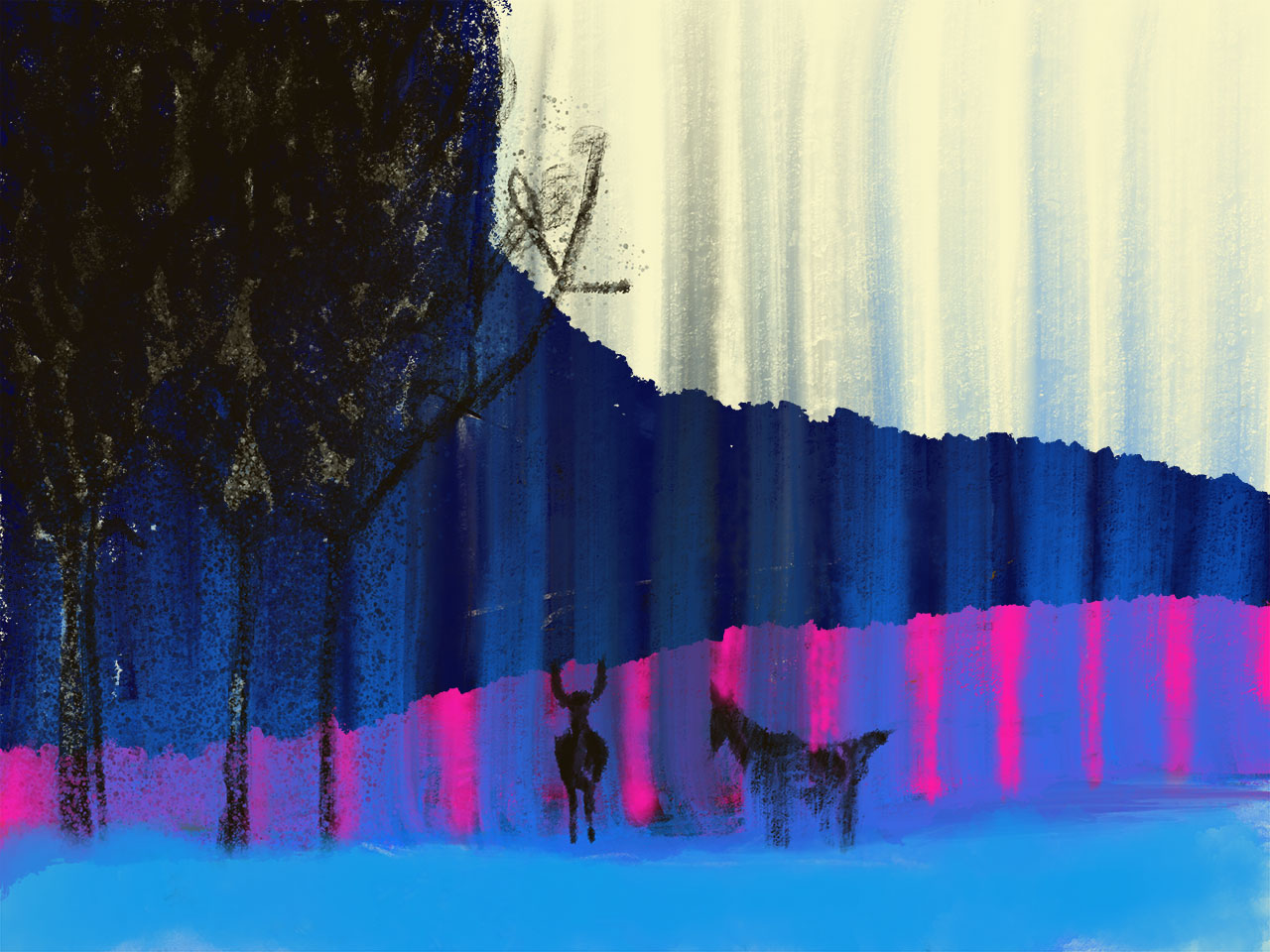 Deer in the forest